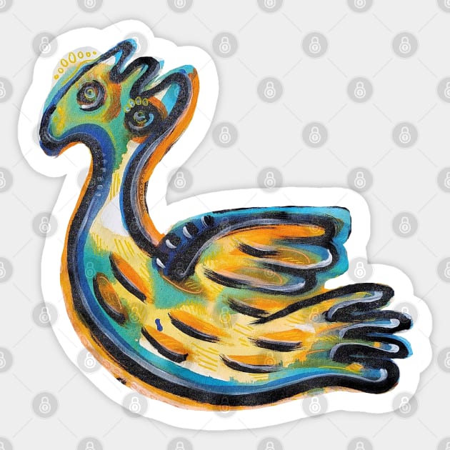 bird Sticker by Angel Rivas